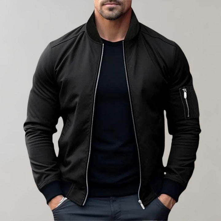 Men's All-Season Bomber Jacket – Lightweight, Breathable Everyday Outerwear