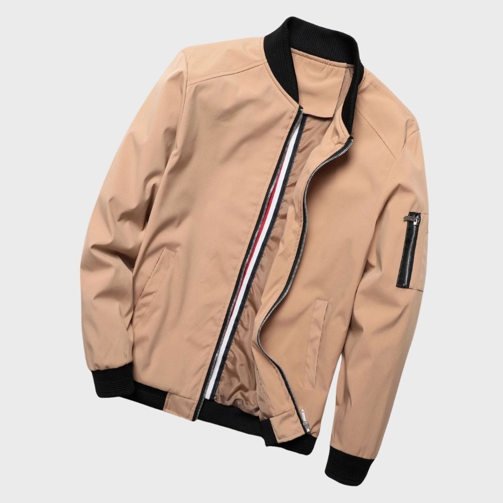 Men's All-Season Bomber Jacket – Lightweight, Breathable Everyday Outerwear