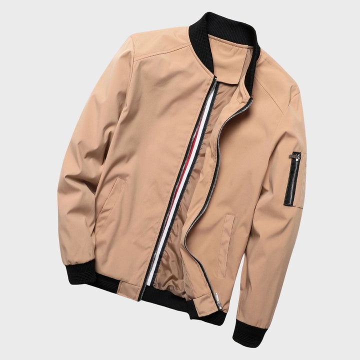 Men's All-Season Bomber Jacket – Lightweight, Breathable Everyday Outerwear