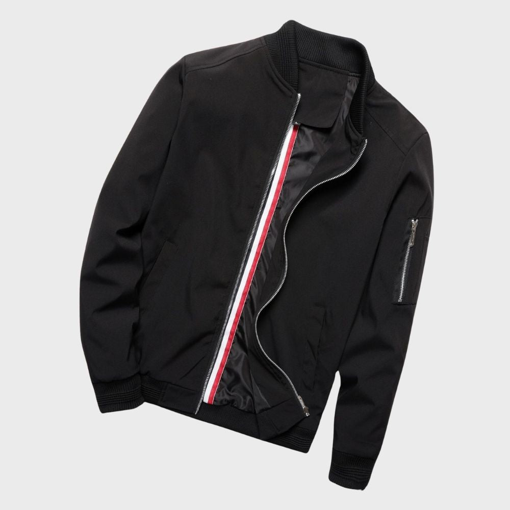 Men's All-Season Bomber Jacket – Lightweight, Breathable Everyday Outerwear