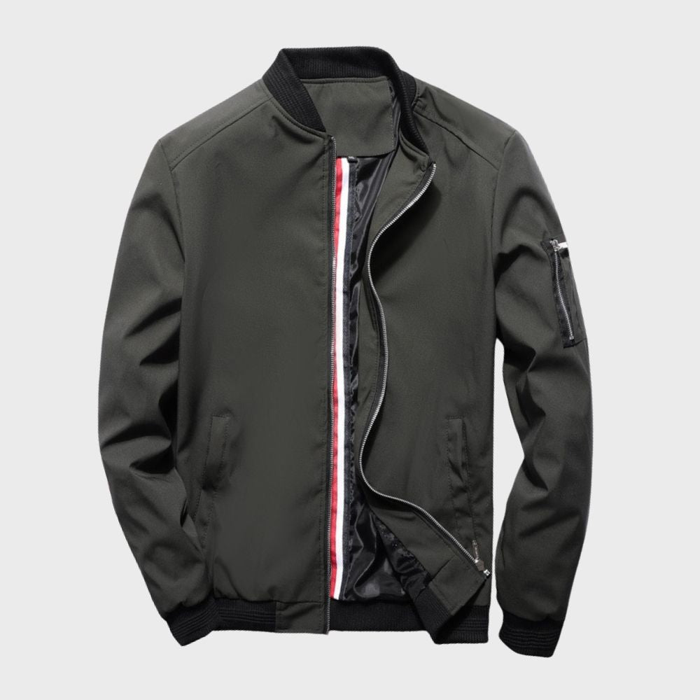 Men's All-Season Bomber Jacket – Lightweight, Breathable Everyday Outerwear
