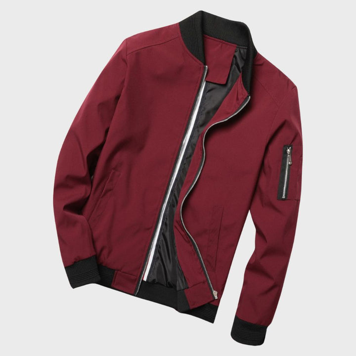 Men's All-Season Bomber Jacket – Lightweight, Breathable Everyday Outerwear